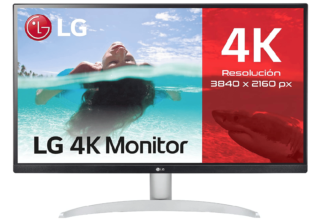 Monitor 4K Uhd 27 Pulgadas, Panel Ips: 3840×2160, 60hz, 5 Ms LG 27up600-w