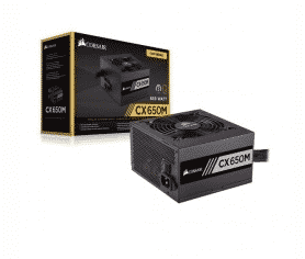 Fuente   De Poder Corsair Cx650m 650w Sm 80 Plus Bronze Cp-9020103-na Pue