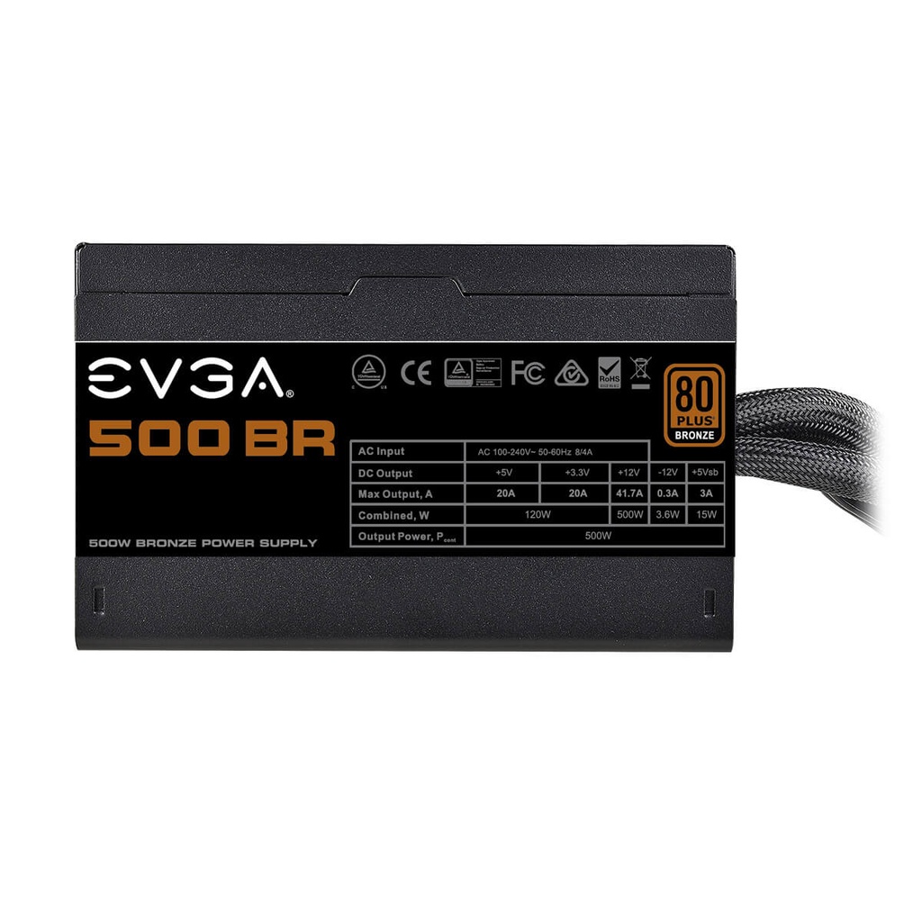 Fuente                                                                                                                                                                                                                                                                                                                                                                                                                                                                                                                                                                                                                                                                                                                                                                                                                                                                                                                                                                                                                                                                                                                                                                                                                                                                                                                                                                                                                                                                                                                                                                                                                                                      De Poder EVGA 100-br-0500-k1 500w 80 Plus Bronce