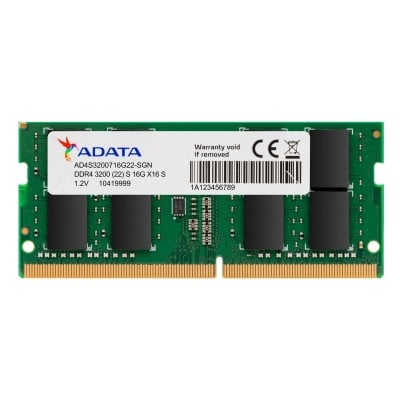 Memoria      Ddr4 Adata 16gb 3200mhz Sodimm (ad4s320016g22-sgn)
