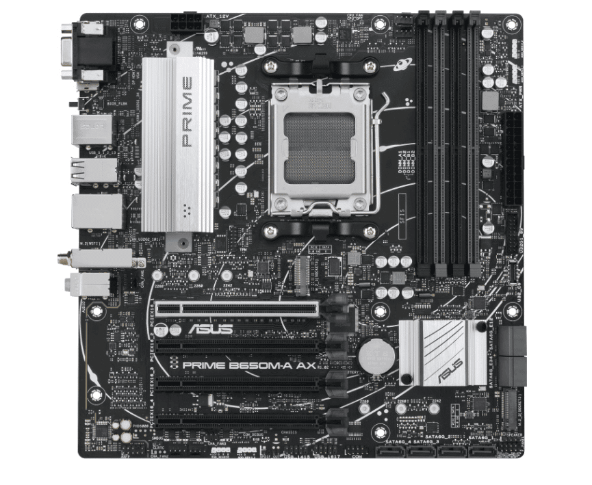 Tarjeta   Madre ASUS Prime B650m-a Ax Am5/wifi6/ddr5/hdmi/vga/dp  AMD Socket Am5