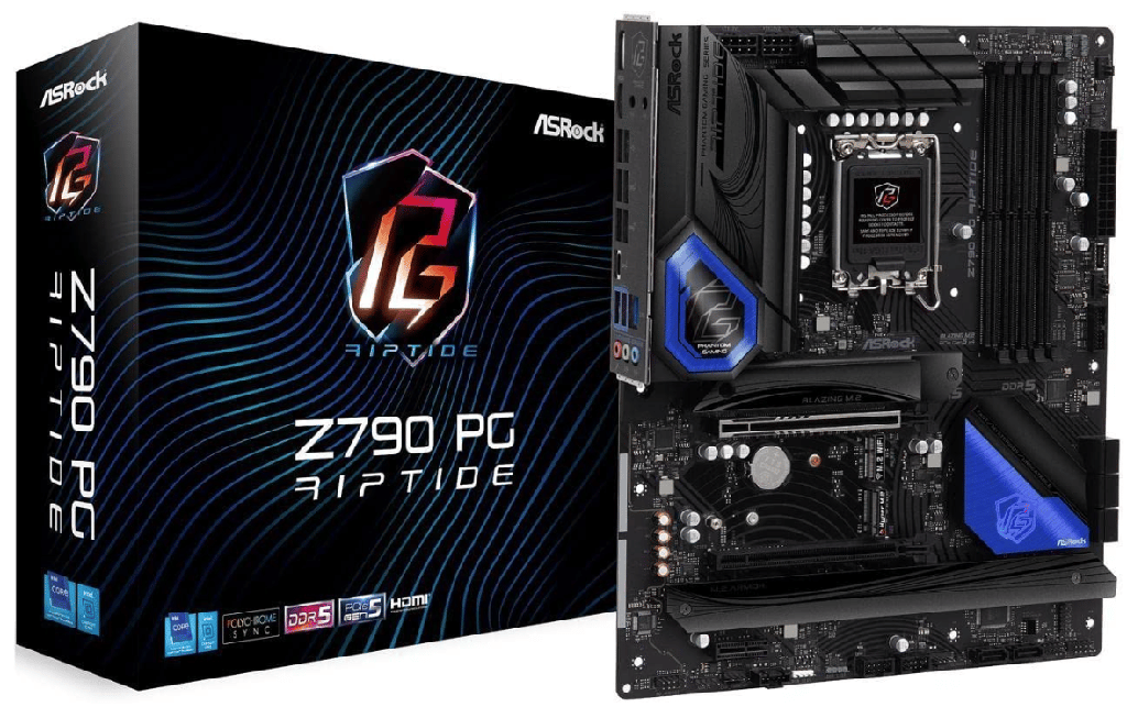 Tarjeta                                                                                                                                                                                                                                                                                                                                                                                                                                                                                                                                                                                                                                                                                                                                                                                                                                                                                                                                                                                                                                                                                                                                                                                                                                                                                                                                                                                                                                                                                                        Madre Asrock Z790 Pg Riptide Soc 1700 Ddr5 Hdmi, M.2 ,dp ,rj45