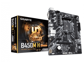 TARJETA MADRE GIGABYTE B450M-H AM4 RYZEN
