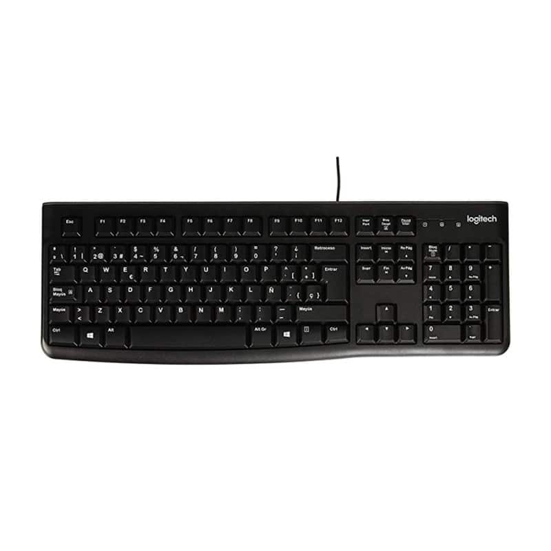 Teclado  Logitech K120 Alambrico Usb Negro (920-004422)