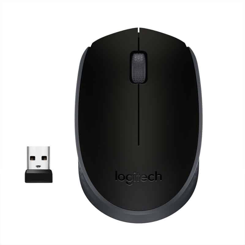 Mouse Logitech M170 Inalambrico Negro/ Gris (910-004940)