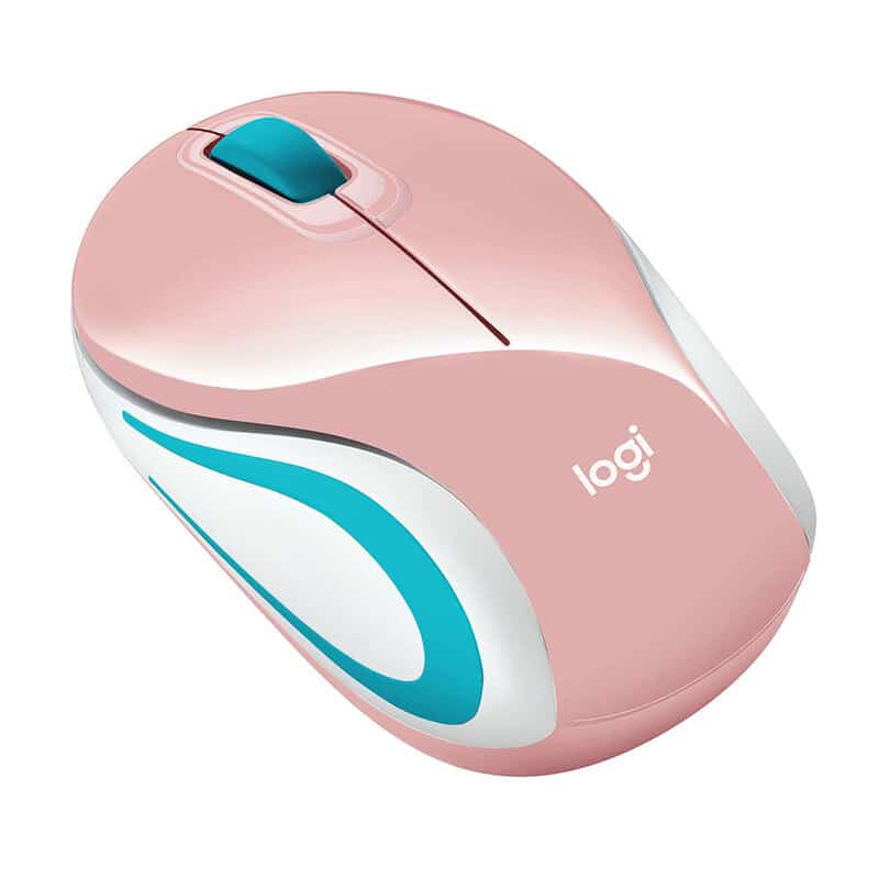 Mouse                                                                                                                                                                                                                                                                                                                                      Logitech M187 Mini Inalambrico Blossom (910-005364)