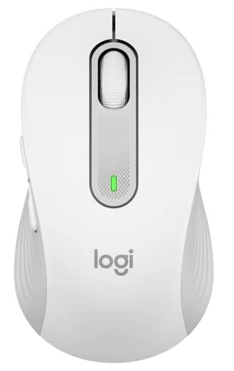 Mouse Logitech M650 Bt Usb Silent M. Derecha Med Blanco (910-006252)