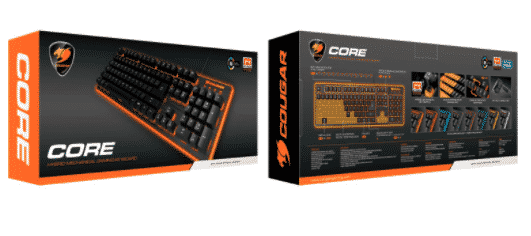 TECLADO COUGAR CORE MECANICO HIBRIDO USB 8 COLORES DIFERENTES