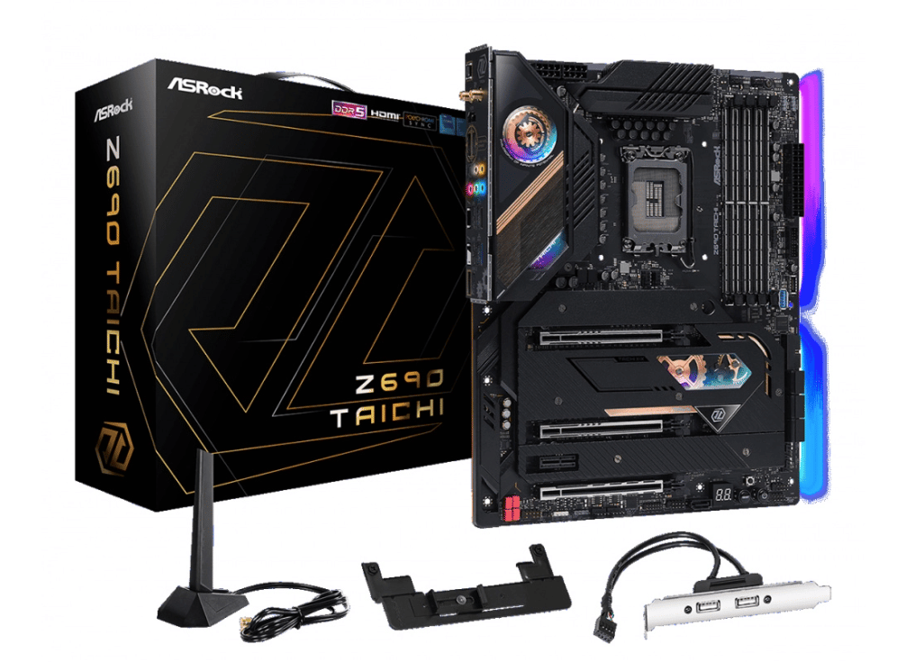 Tarjeta                                                                                                                                                                                                                                                                                                                                                                                                                                                                                                                         Madre Asrock Z690 Taichi Soc 1700 Hdmi, Dp,ddr5,usb 3.2 Type C