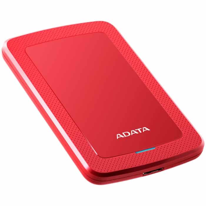 Disco Duro Externo Adata Hv300 1tb 3.1 Rojo (ahv300-1tu31-crd)