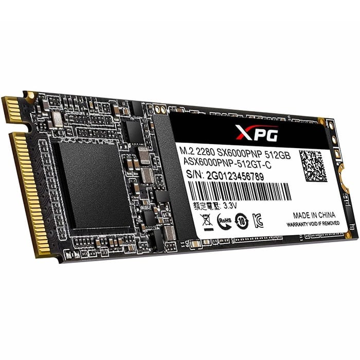 Unidad  Ssd M.2  Xpg Sx6000p 2280 Pcie 512gb (asx6000pnp-512gt-c)