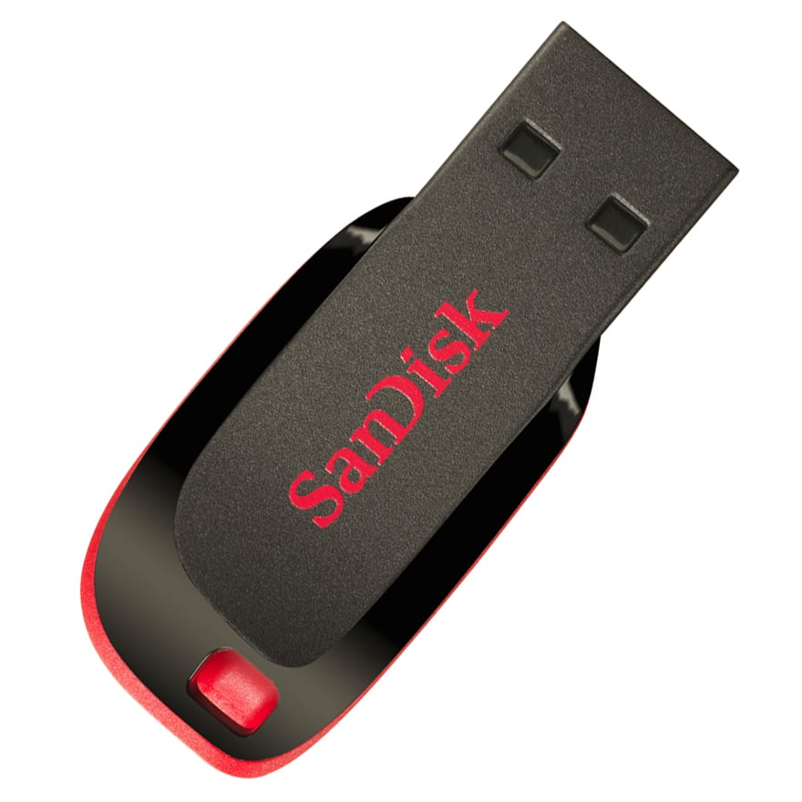 Memoria Flash Sandisk Cruzer Blade 16gb Negro 2.0 (sdcz50-016g-b35)