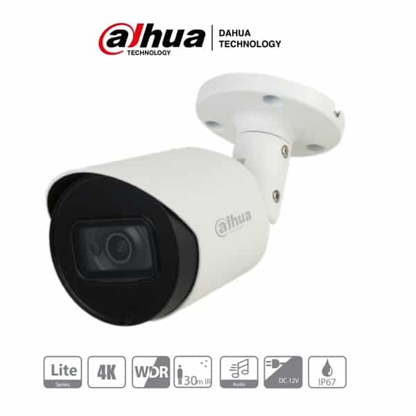 Camara                                                                                                                                                                                                                                                                                                                                                                                                                                                                                                                            Dahua Bala 4k/8 Mp/ Ip67/metalica (dh-hac-hfw1801tn-a-0280b)