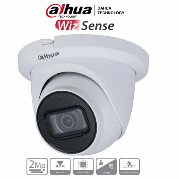 CÁmara                                                                                                                                                                                                                                                                                                                                                            Dahua Ip Domo 2 Mp/wizsense/poe (dh-ipc-hdw3241tmn-as-0280b)