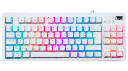TECLADO PARA GAMING VSG QUASAR RGB SWITCH ROJO OUTEMU VG-K387-WHT-BLU,, USB BLANCO