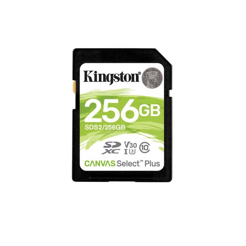 Memoria  Sd Kingston Sdxc Canvas Select 100r Cl10 Uhs-i V30 (sds2/256gb