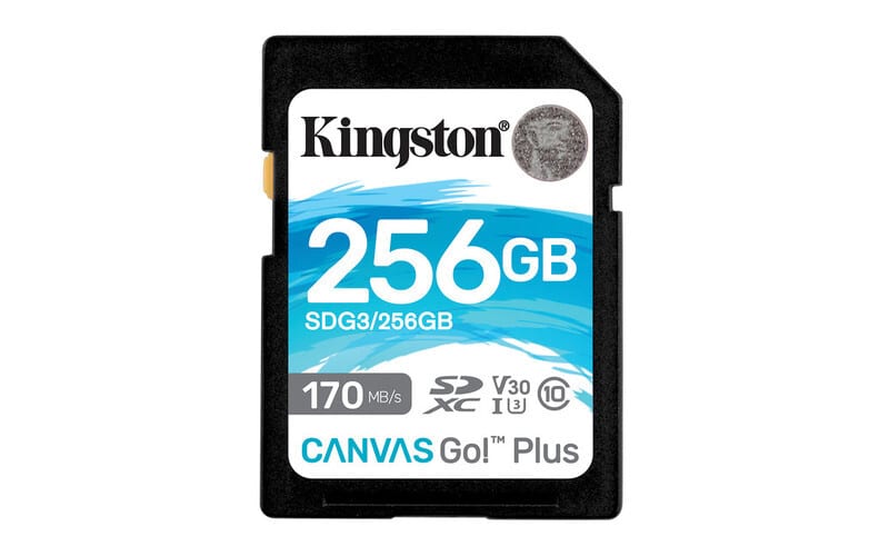 Memoria Kingston Sdxc Canvas Go! Plus 170rc10 Uhs-i U3 V30(sdg3/256gb)