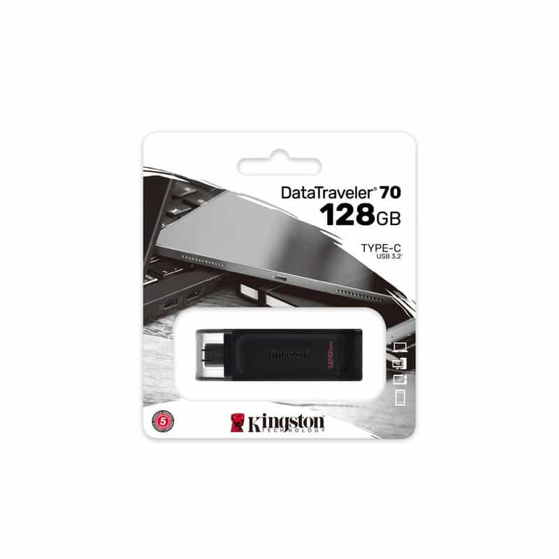 Memoria Flash Kingston 128 Gb Usb-c 3.2 (dt70/128gb)