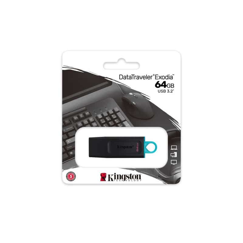 Memoria Flash Kingston 64 Gb Usb 3.2 Gen 1 (dtx/64gb)