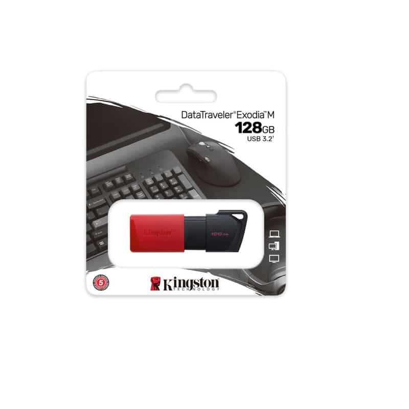 Memoria Flash Kingston 128gb Usb 3.2 Gen 1 Exodia M(dtxm/128gb)