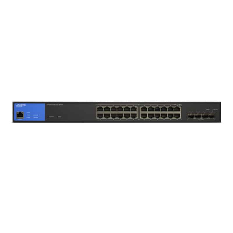 Switch Linksys 24-ptos Administrado Gigabit 4 Ptos 10g Sfp+ (lgs328c)