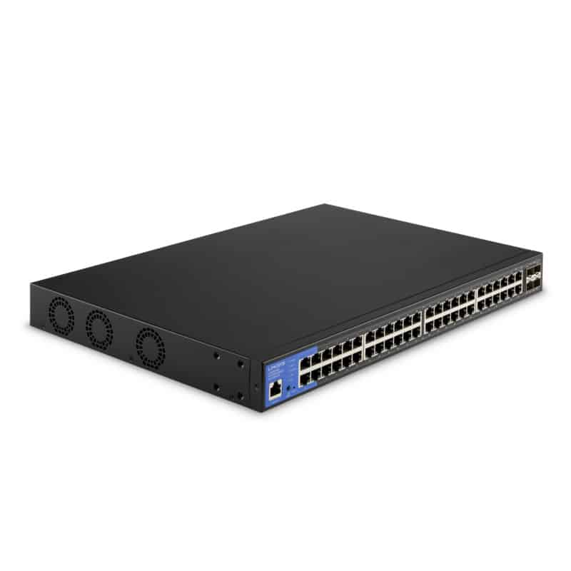 Switch Linksys 48 Ptos Administrable Poe+ge 4 10g Sfp+ 740w(lgs352mpc)