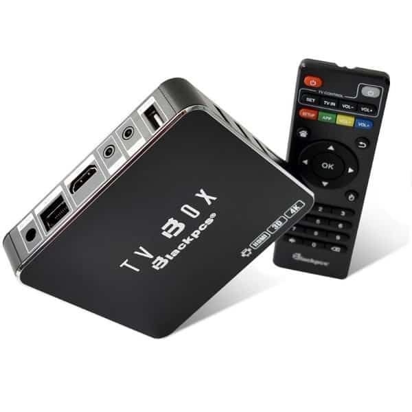 Tv  Box Blackpcs 4k 3d Wifi Red Control Negro (eo104k-bl)