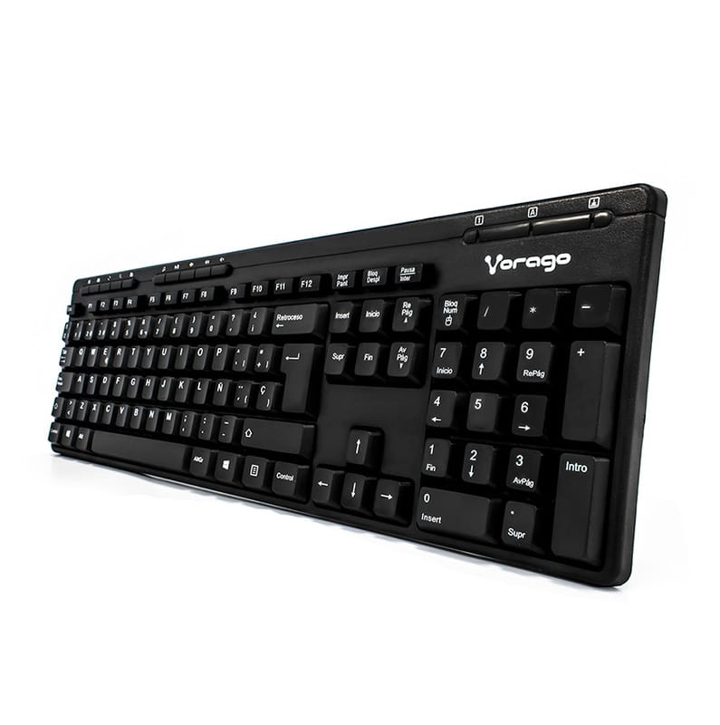 Teclado Vorago Kb-202 Multimedia Usb Negro