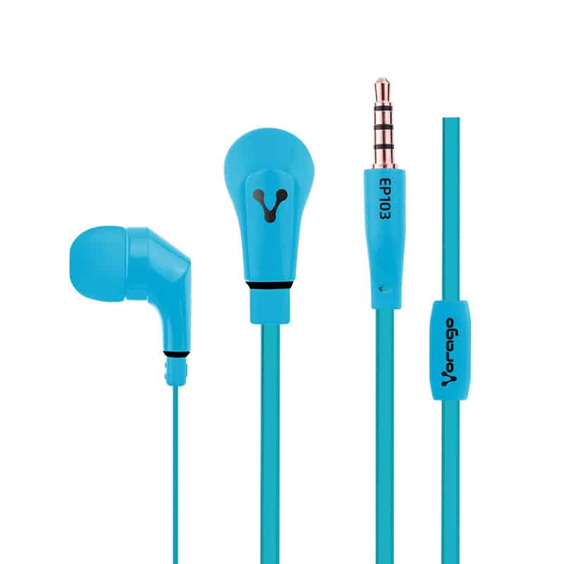 Audifonos  Vorago Ep-103 Azul 3.5mm