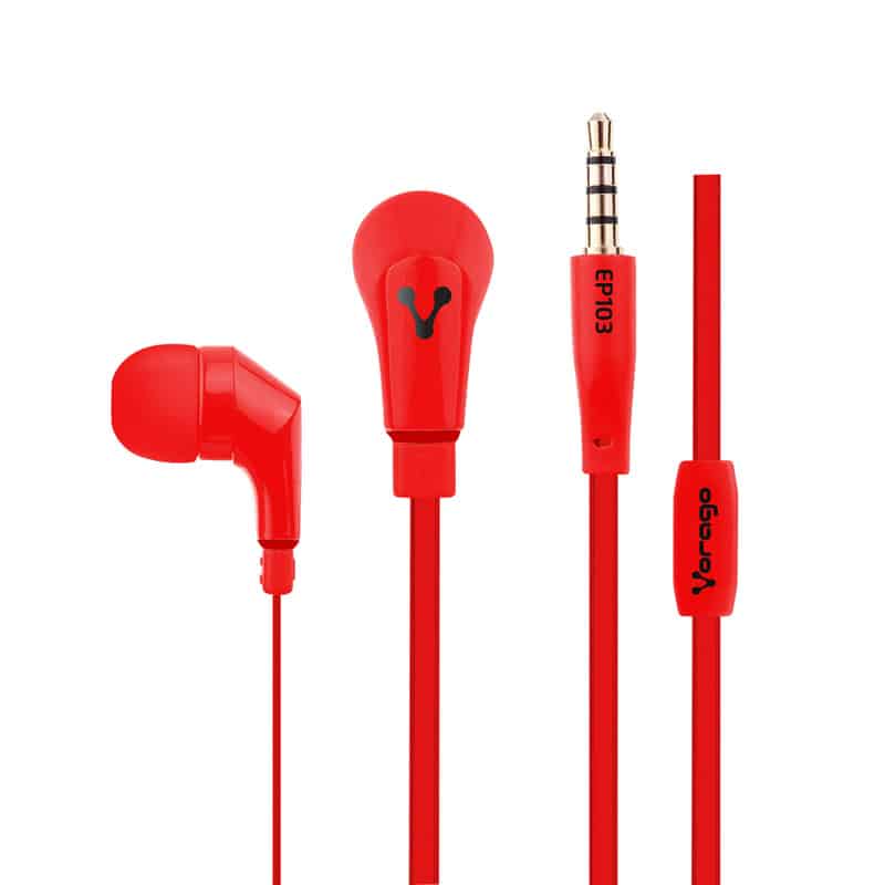 Audifonos                                                                                                                                                                                                      Vorago Ep-103 Rojo 3.5mm