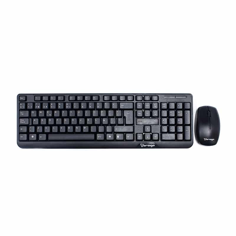 Kit Teclado Y Mouse Vorago Km-302 Inalambrico Negro