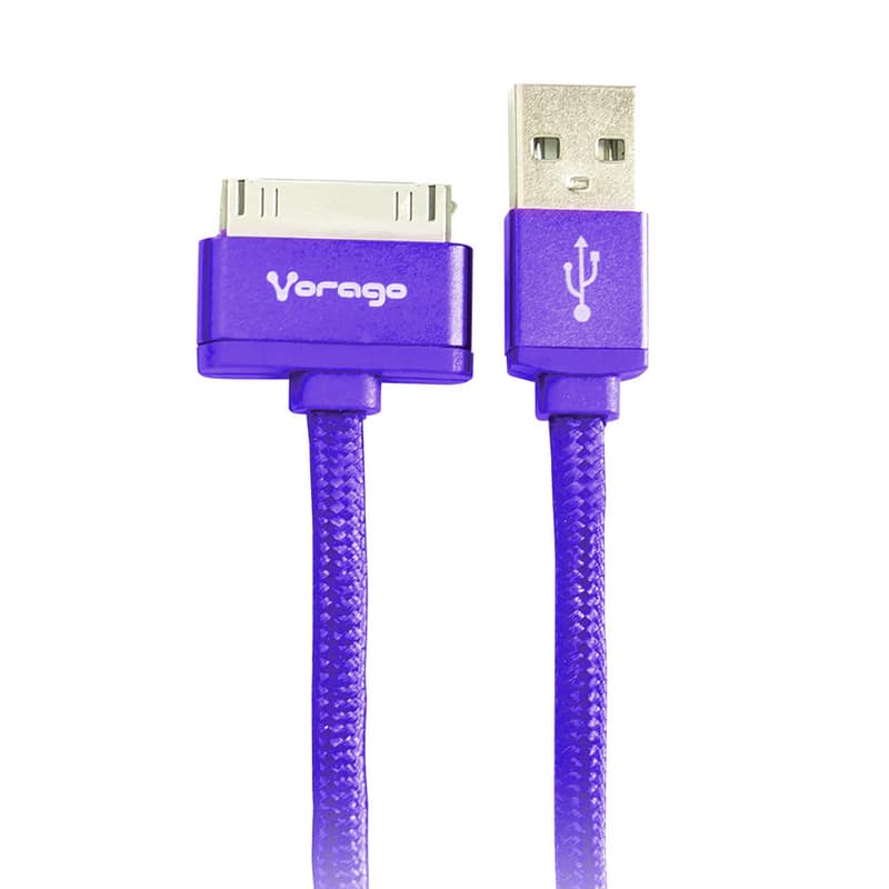 Cable                                                                                                                                                                                                                                                                                                                                                                                                                                                                                                        Vorago Cab-118 Usb-apple Dock 1 Metro Morado Bolsa