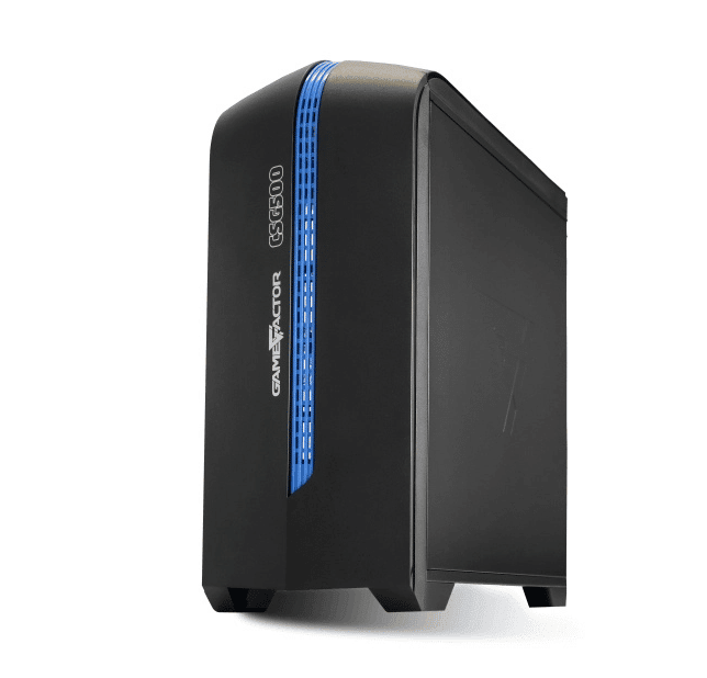 Gabinete                                                                                                                                                                                                                                                                                                                                                                                                                                                                                                                                                                                                                                                                                                                                                                                                                                                                                                                                                                                                                                                                                                                                                                                                                                                                                                                                                                                                                                                                                                                                                                                  Game Factor Azul Matx USB 3.0, 2 Vent 120mm S/fte Csg500-bl