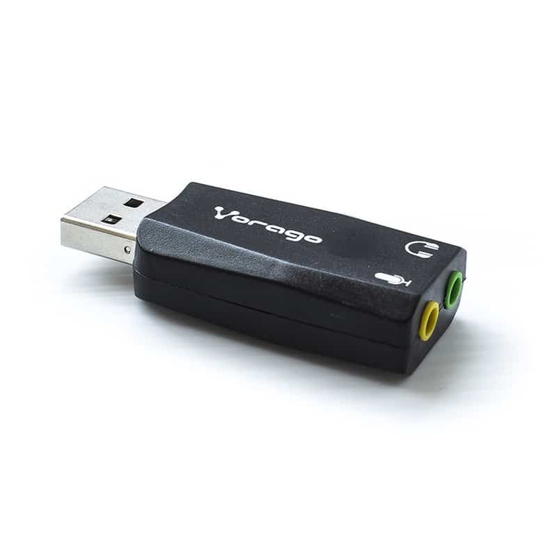 Adaptador                                                                                                                                                                                                                                                                                                                                                                                                                                                                                                                                                                                                                       Vorago Usb- Audio 5.1 Canales 3.5mm Salida Microfono Adp-201