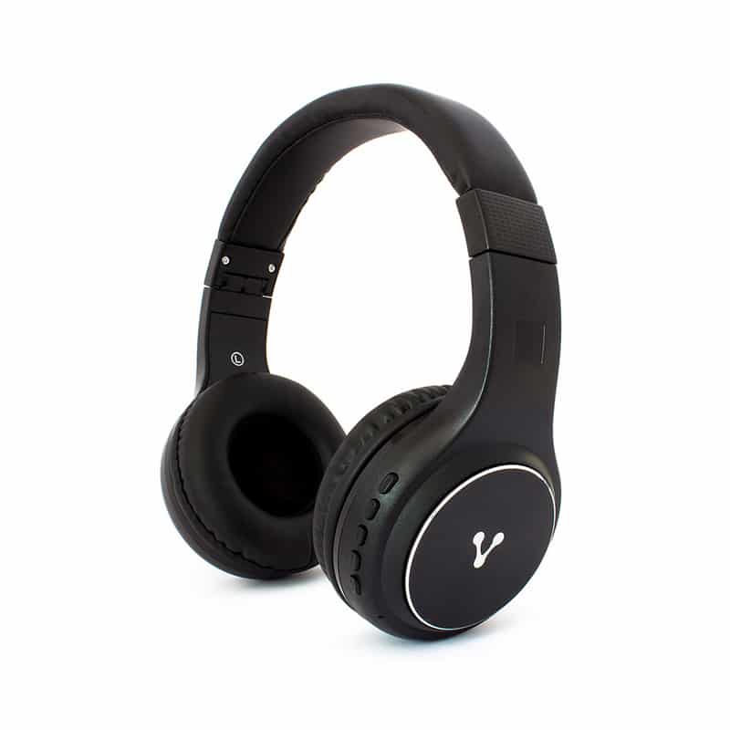 Diadema  Vorago Hpb-300 Bluetooth/ Fm/ Msd Plegable Negra
