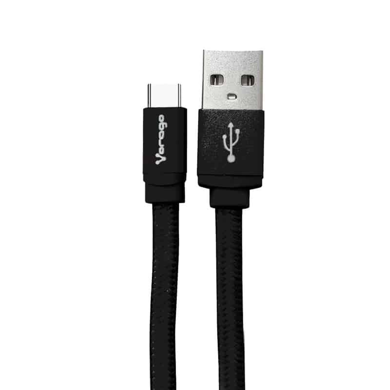 Cable  Vorago Cab-123 Usb-tipo C  1 Metro Carga Rapida Negro