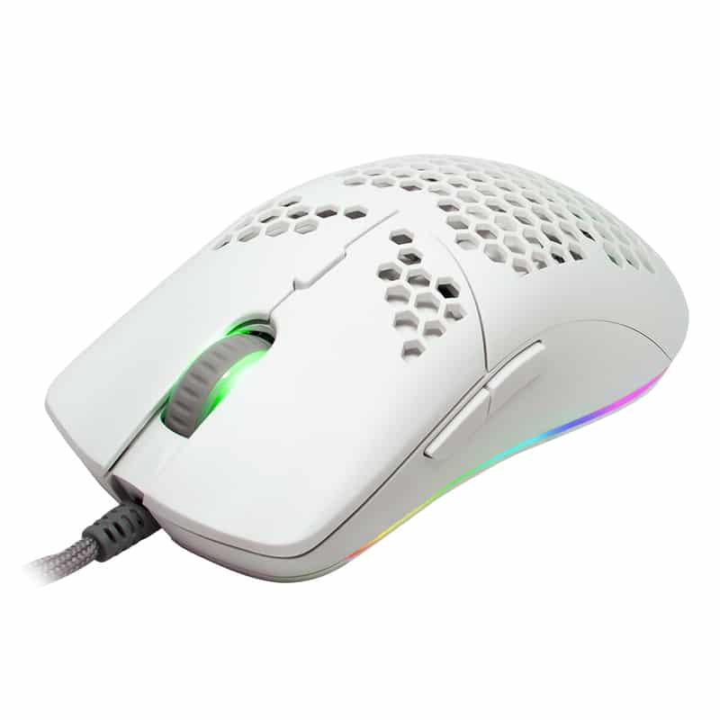 Mouse                                                                                                                                                                                                                                                                                                                                                                                                                                                                                                                                                                                                                                                                                                                                                                                               Game Factor Pixart 3389 16 Kdpi 7botones Rgb Blanco Mog601-wh