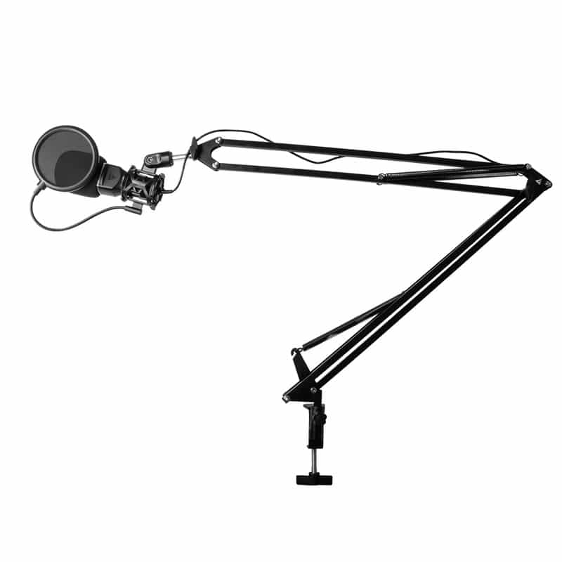 Brazo Para Microfono/camara Game Factor Mov 360° Sop 2kg Negro Mag500