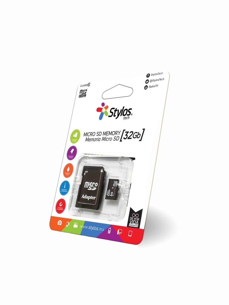 Memoria Micro Sd Stylos 32gb S/a Clase 10 (stmsds3b)