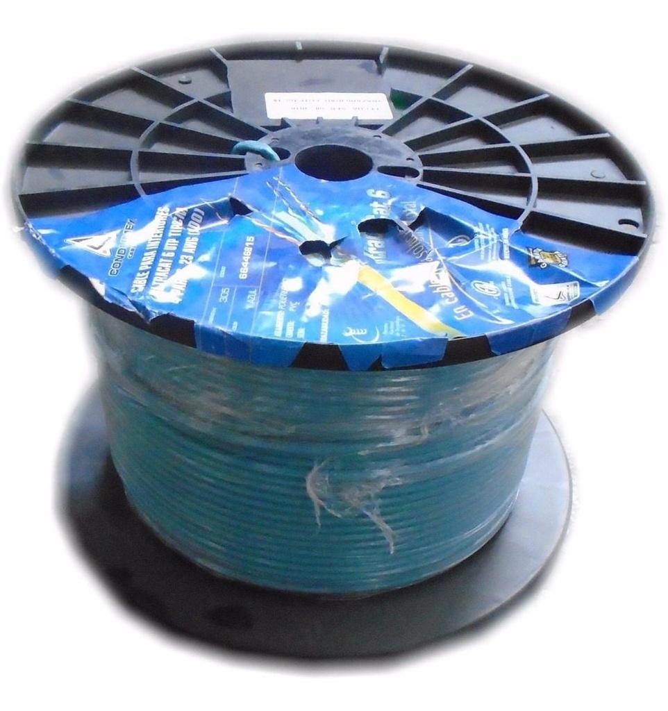 Condumex                                                                                                                                                                                                                                                                                                                                                                                                                                                                                                                                                                                                                                                                                                                                         Cable Ftp Cat5e 4par Blin 24 Awg Cal 26 Azul 305m(664445-15)