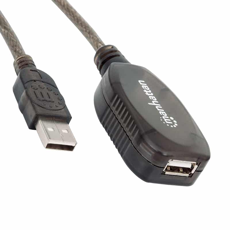 Cable  Manhattan Usb 2.0 Extension Activa 20 Metros Encadenable 150958