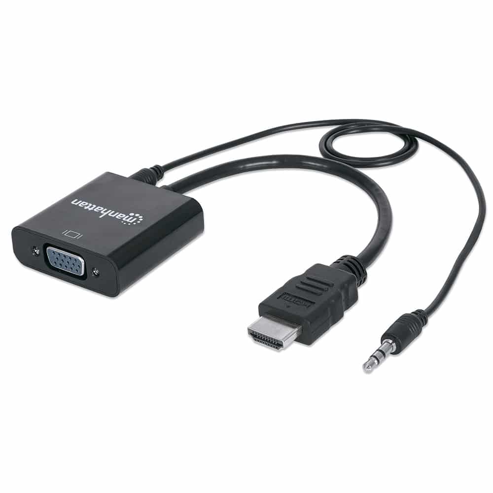 Convertidor  Video Manhattan Hdmi A Svga+audio 151559