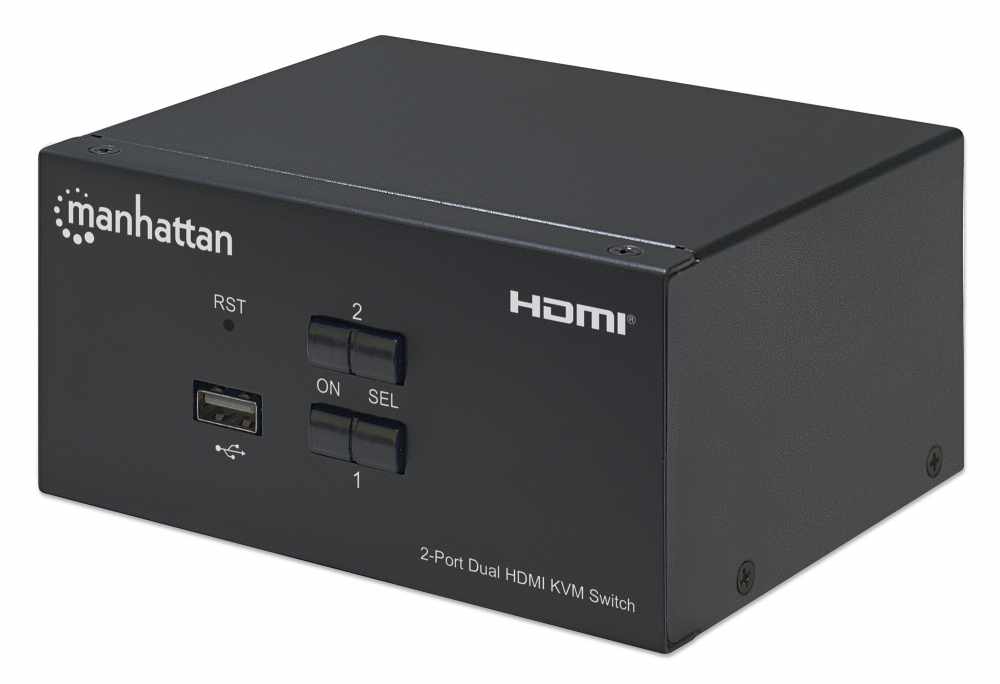 Mux                                                                                                                                                                                                                                                                                                                                                                                                                                                                       Kvm Manhattan Hdmi 2 Ptos Para 2 Monitores 4k@30hz 153522