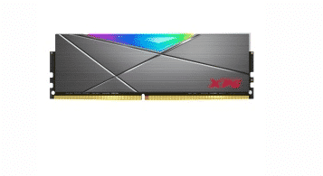 MEM DDR4 ADATA XPG SPECTRIX D50 8GB 3200MHZ RGB (AX4U320038G16A-ST50) DISIPADOR TITANIO pue