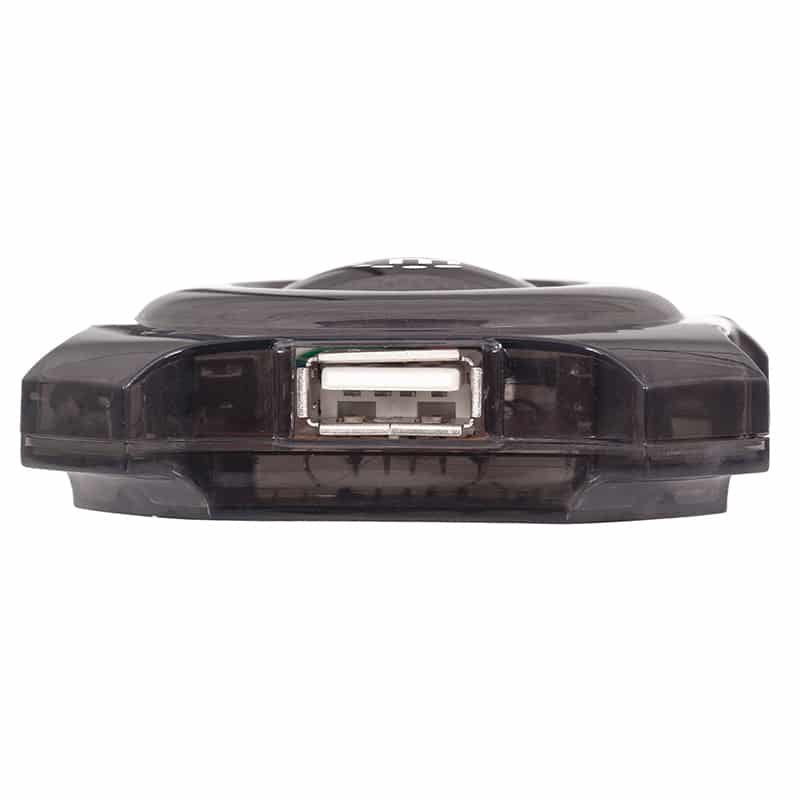 Concentrador Mini Hub Manhattan Usb 4 Ptos Negro 162272