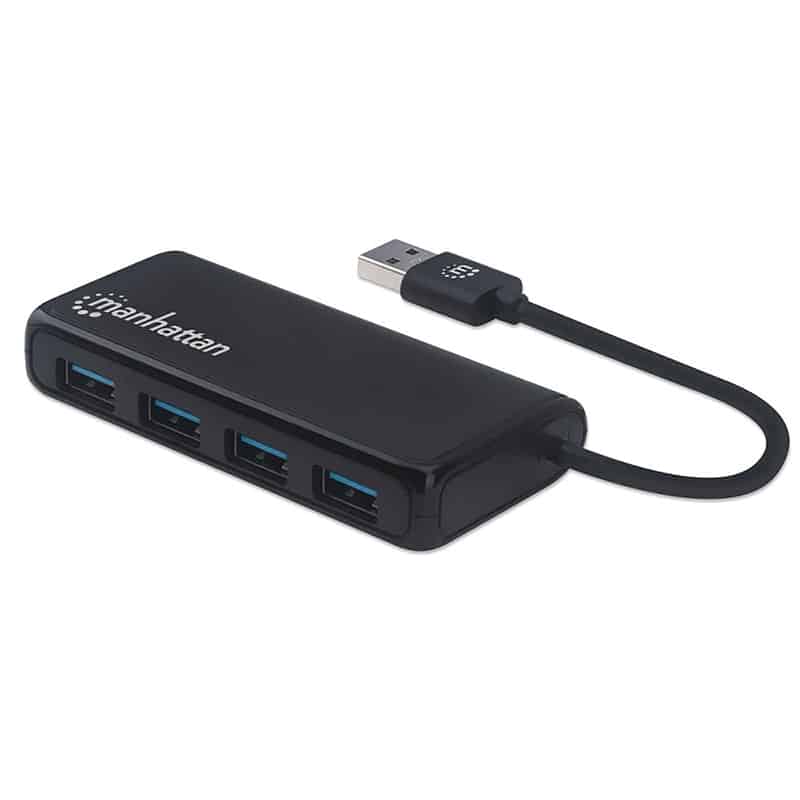 Hub                                                                                                                                                                                                                                                                                                                                                                                                Manhattan Usb M 3.2 Gen 1 A 4 P Usb Hembra De Hasta 5gbps 164900