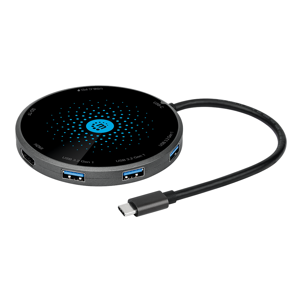 Docking Manhattan Video Usb C Pd A Hdmi 3xusb-a Lect Tarj Wi Qi 166560