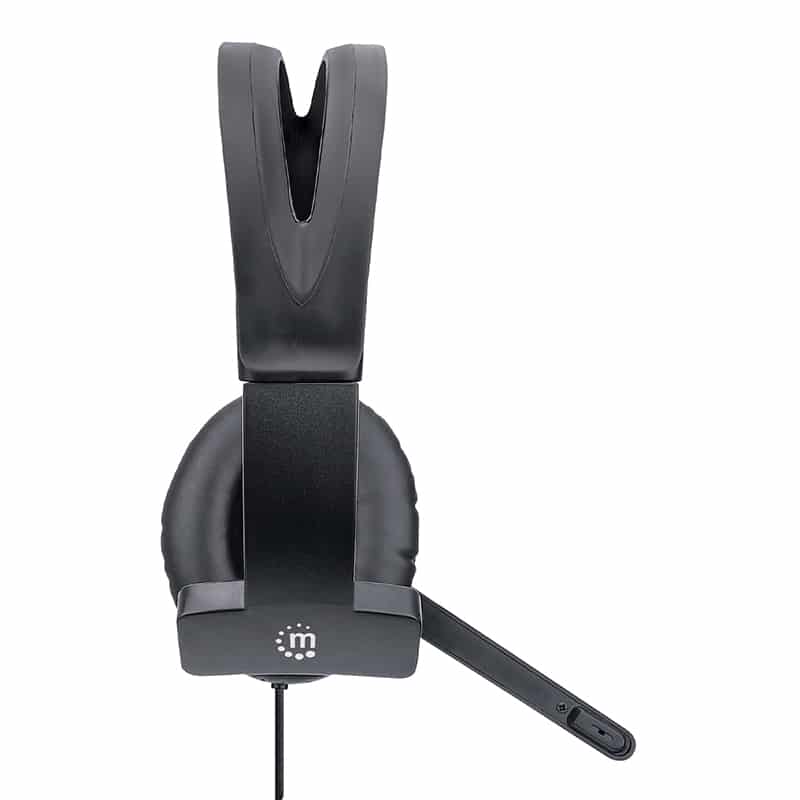 Audifono Manhattan C/microfono Usb Monoaural Control Volumen 179874