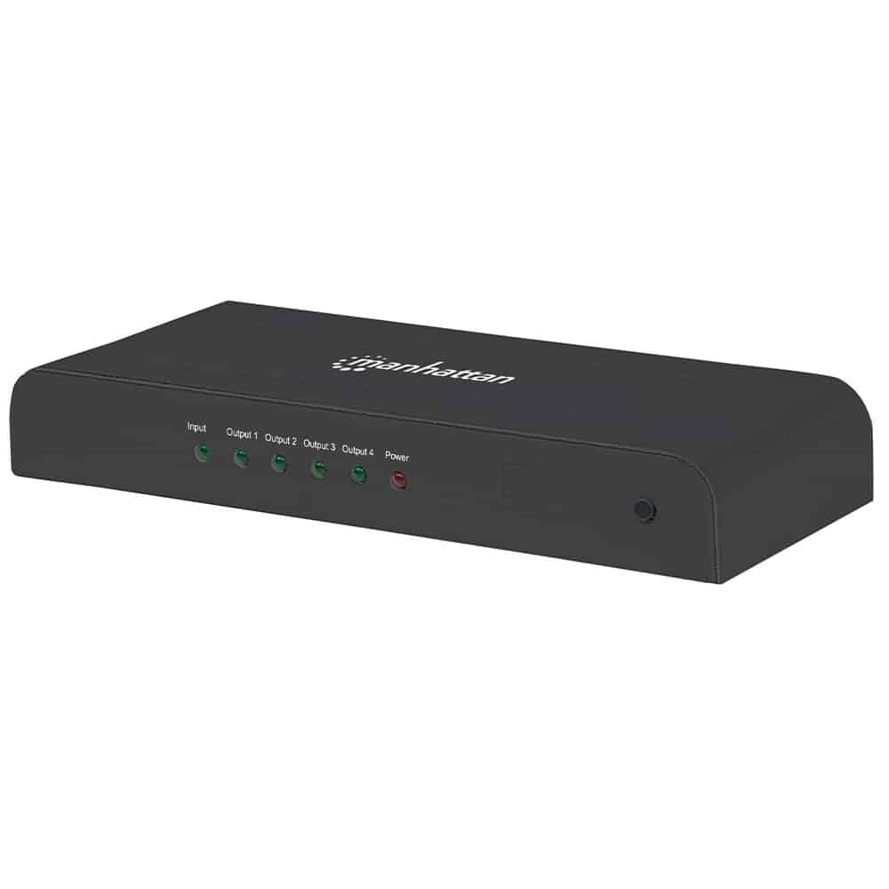 Video  Splitter Manhattan Hdmi Uhdtv 4k@30hz, 1 In : 4 Out 207515
