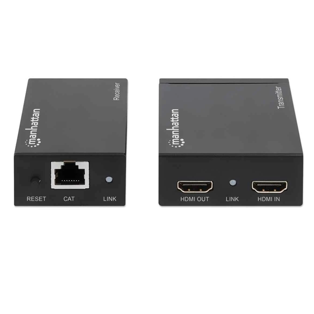 Kit  Extensor Manhattan Hdmi Via Ethernet 50m 1080p Cat6 Sop. Ir 207584